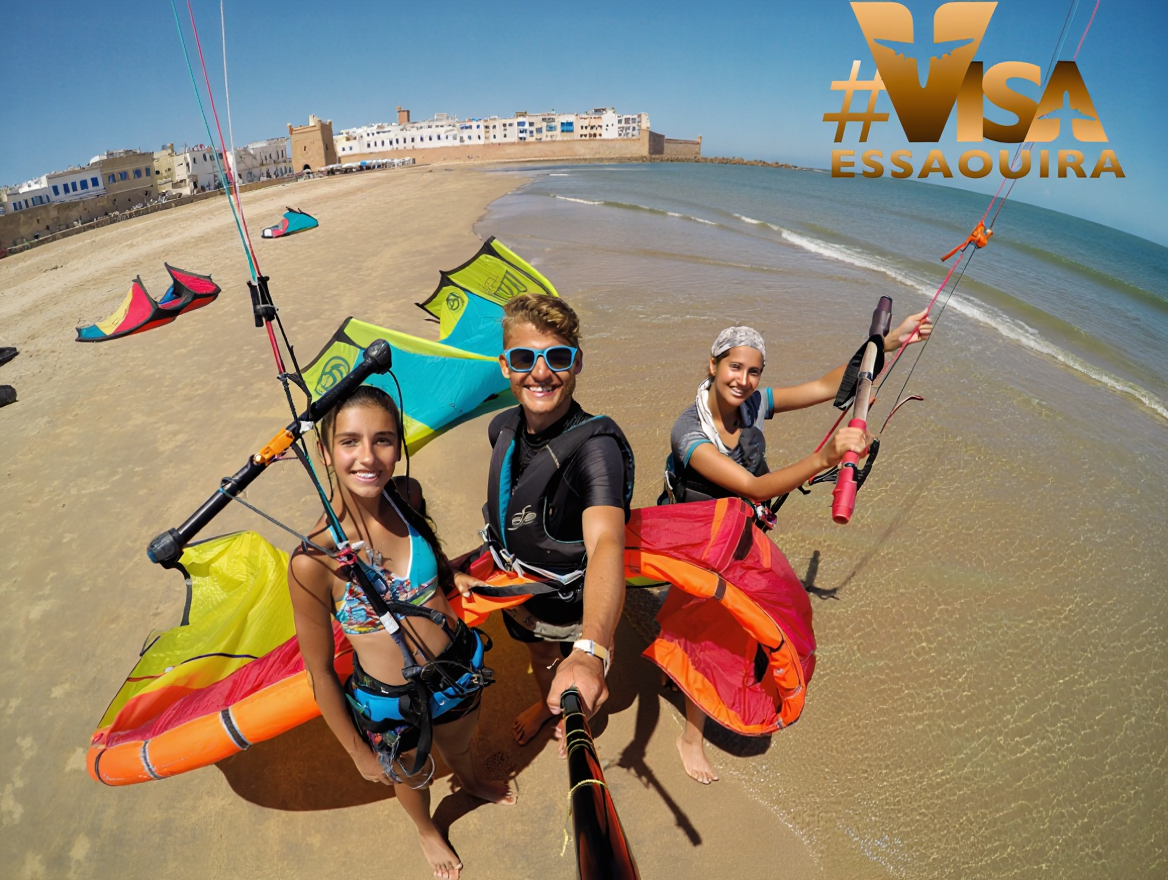 Kitesurf Semi-Privé à Essaouira (6H)