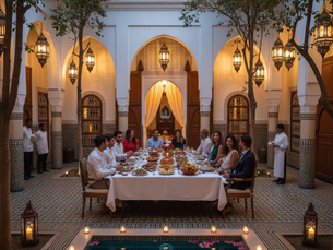 Quand l'exclusivité rencontre la magie d'Essaouira. Notre Riad privatisé offre le cadre parfait pour célébrer vos moments précieux, avec un service attentionné et une ambiance enchanteresse.