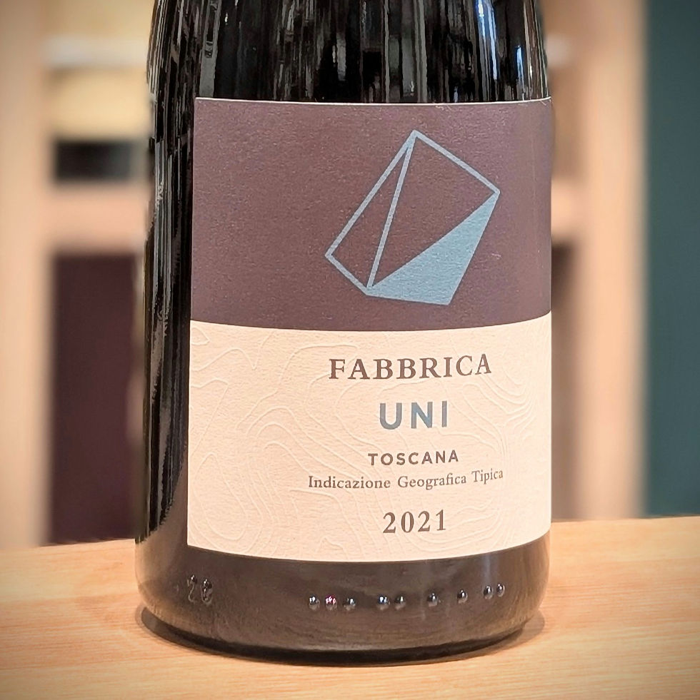 イタリア トスカーナ ファッブリカ ピエンツァ ウニ 2021年 750ml。シラーとヴィオニエを全房共同発酵・2ヶ月マセラシオン、木樽とコンクリートで熟成した濃厚かつ滑らかな高級赤ワイン画像