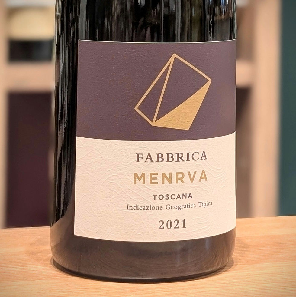 イタリア トスカーナ ファッブリカ ピエンツァ メンルヴァ 2021年 750ml。ルーサンヌとマルサンヌ全房マセレーション、トノー樽とセメント熟成が生む強い塩味と骨格の高級辛口白ワイン画像
