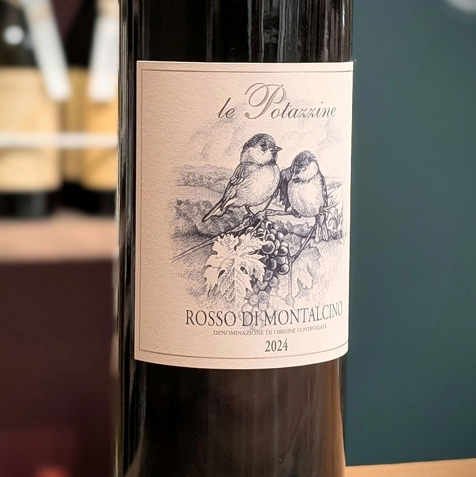 イタリア トスカーナ レ ポタッツィーネ ロッソ ディ モンタルチーノ DOC 2024年 750ml。ブルネッロ同等の自社畑サンジョヴェーゼをスラヴォニアン大樽で12ヶ月熟成した高級赤ワイン画像