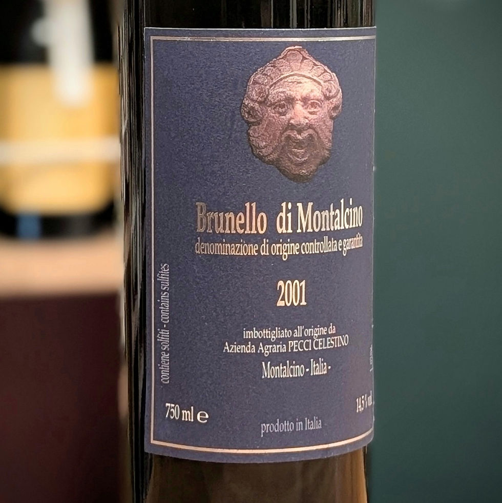 イタリア トスカーナ ペッチ チェレスティーノ ブルネッロ ディ モンタルチーノ 2001年 750ml。サンジョヴェーゼ100%伝統的大樽長期熟成、2000年代屈指の超優良年稀少熟成赤ワイン画像