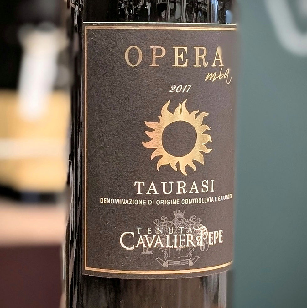 イタリア カンパニア テヌータ カヴァリエール ペペ タウラージ DOCG オペラ ミア 2017年 750ml。火山性土壌のアリアニコ100%フレンチオーク&セメント熟成、洗練された高級赤ワイン画像