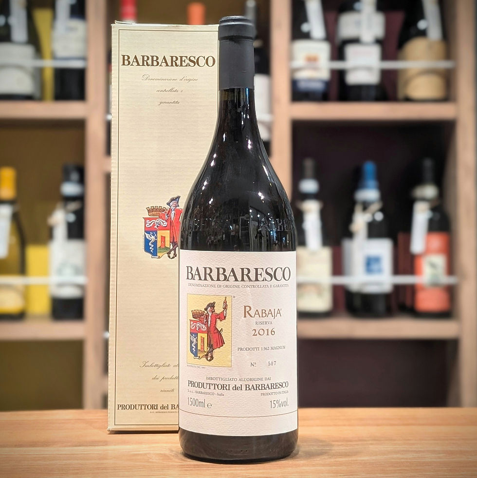 イタリア・ピエモンテ州 プロドゥットーリ デル バルバレスコ バルバレスコ DOCG リゼルヴァ “ラバヤ” 2016年 赤ワイン マグナムボトル(1,500ml)の商品の写真