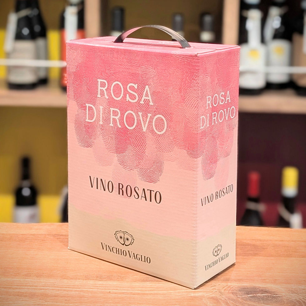 イタリア・ピエモンテ州 ヴィンキオ ヴァーリオ ヴィーノ ロザート “ローザ ディ ローヴォ” ロゼワイン 3,000ml バッグ・イン・ボックス(BIB)の商品画像