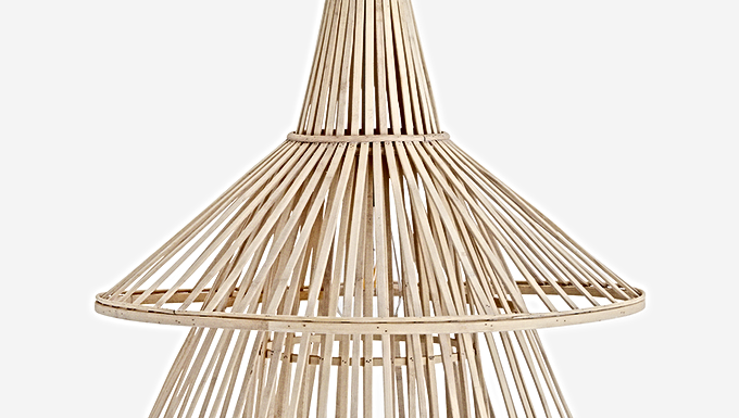 BAMBUS DECKENLEUCHTE Madam Stoltz