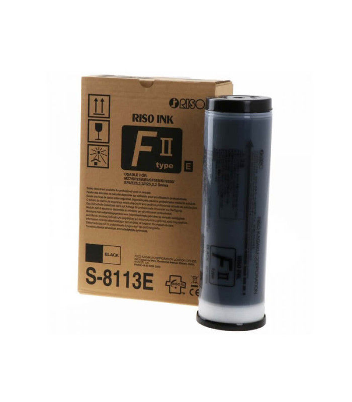 Original Riso S8113E Black Ink Cartridge