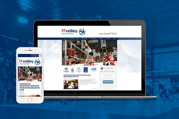 LA LIGUE GRAND EST DE VOLLEY SE DOTE D'UN NOUVEAU SITE INTERNET!