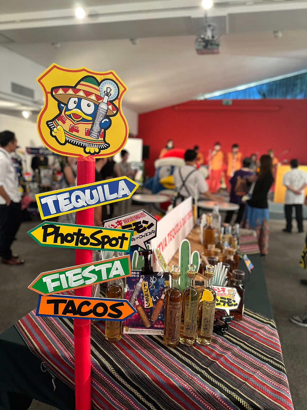 会場内はメキシコの雰囲気!