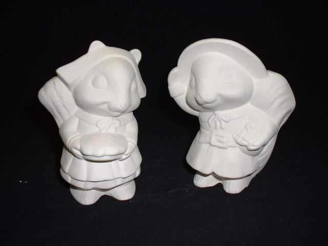 Set of Chipmonk Pilgrims