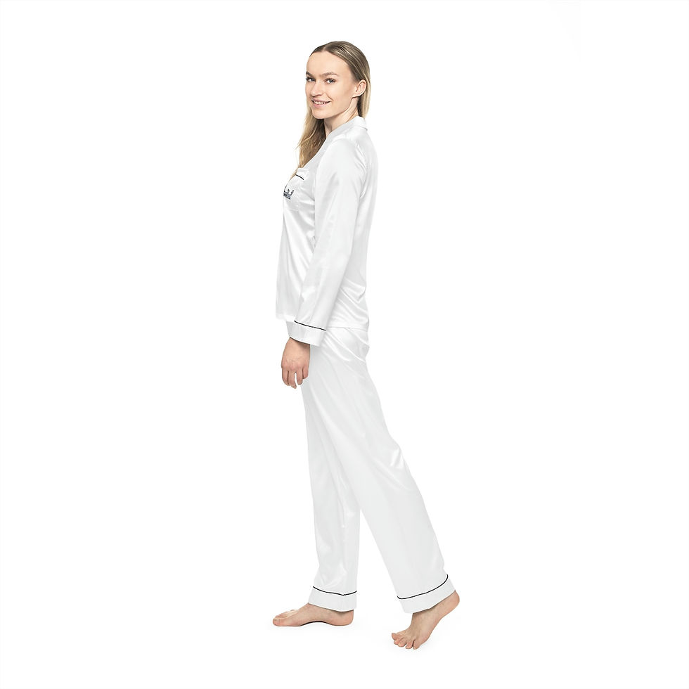 Thumbnail: Paisley Queen Women's Satin Pajamas 