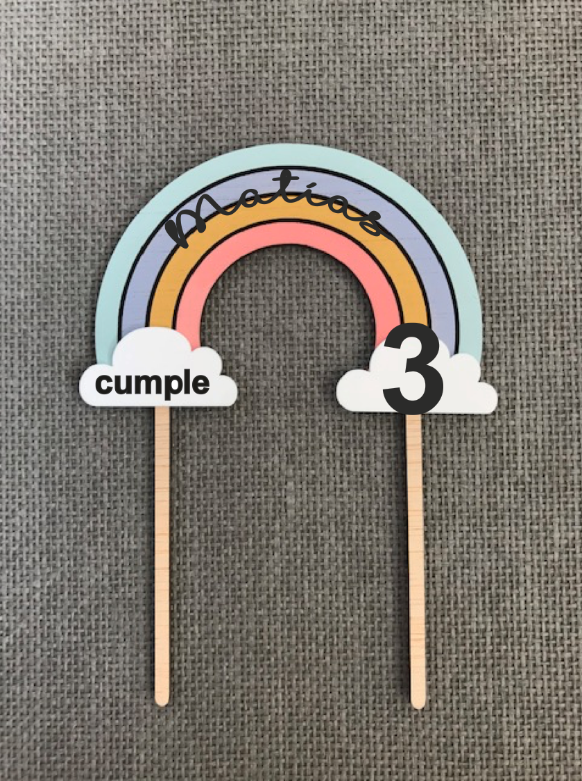 Miniatura: Topper Arco Iris