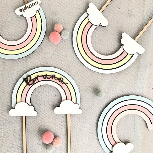 Miniatura: Topper Arco Iris