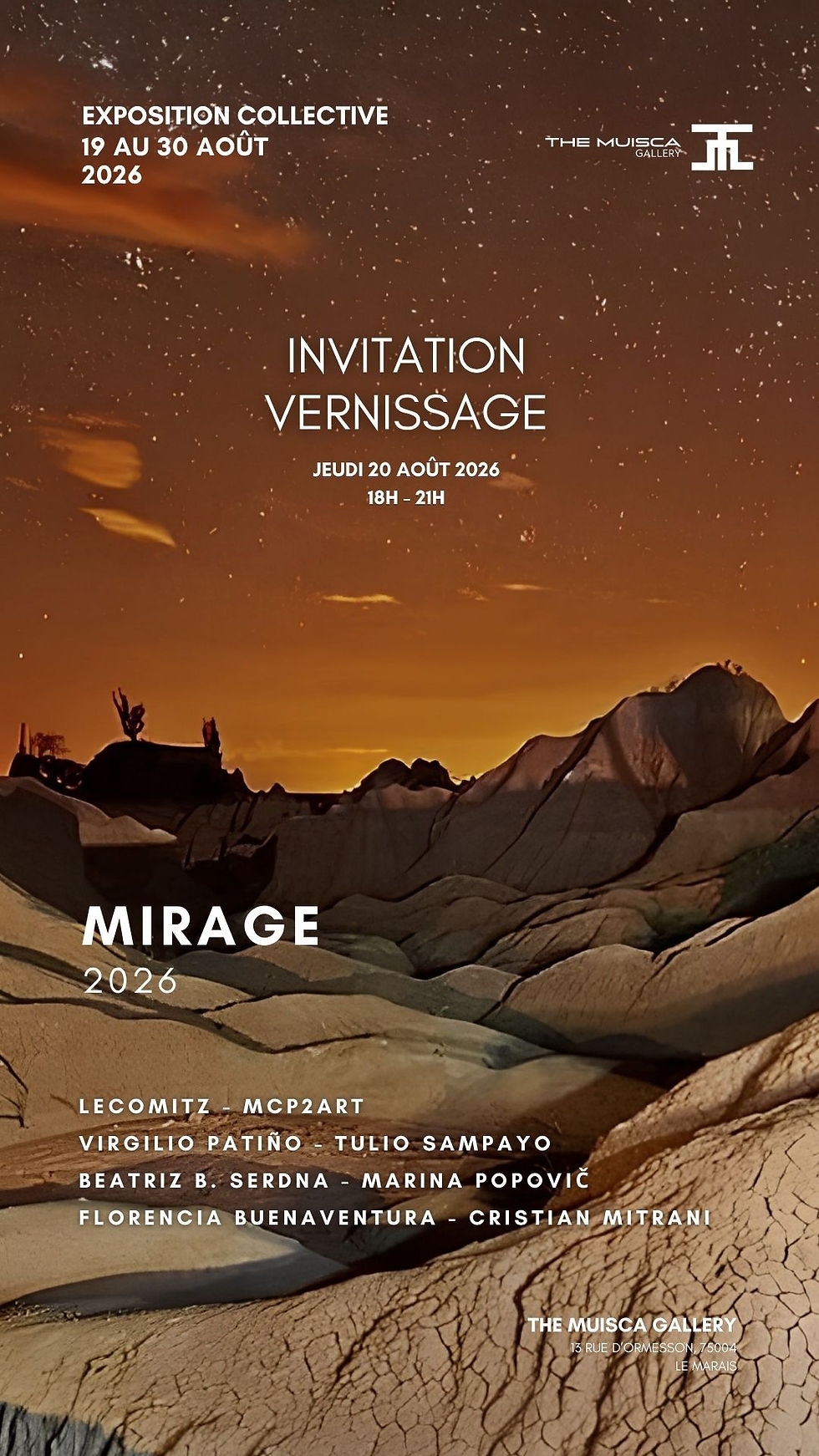 Vernissage Exposition Collective - MIRAGE 2026