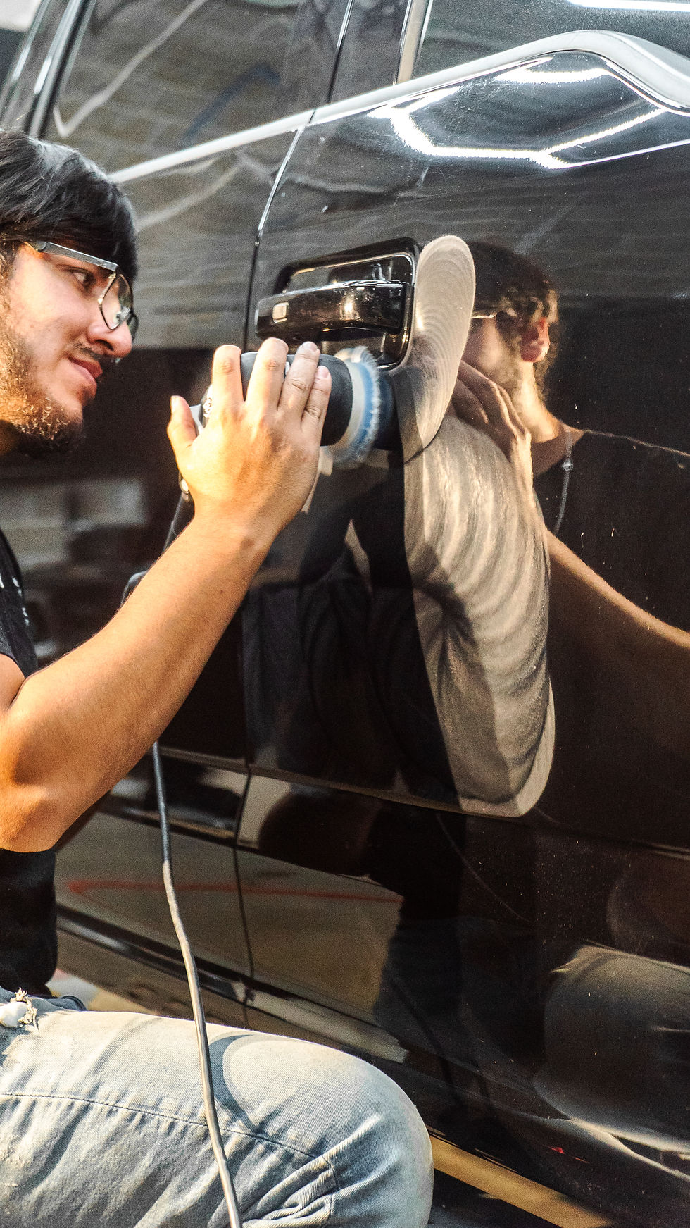 Performing a paint correction on a vehicle