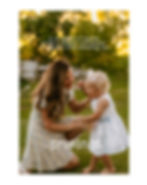 A joyful moment unfolds as a carefree child and her "sunny"  share laughter in the golden light of a peaceful garden, celebrating the beauty of presence in an age of distractions.