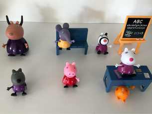 Scènes Playmobils et Peppa Pig