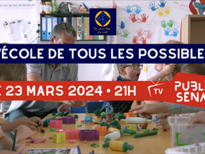 Documentaire : L'école de tous les possibles • Diffusion sur Public Sénat