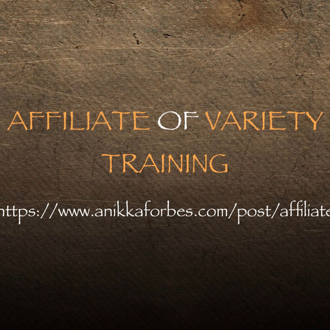 AFFILIATE TRAINING