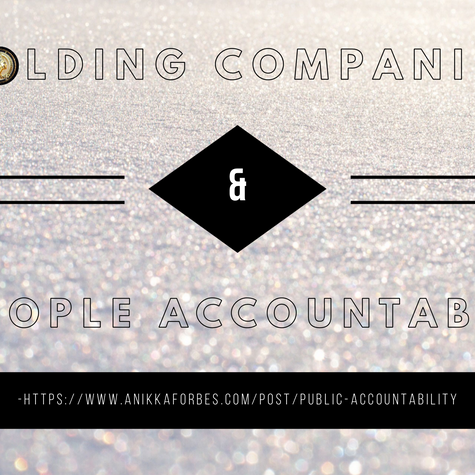 Holding Companies & People Accountable