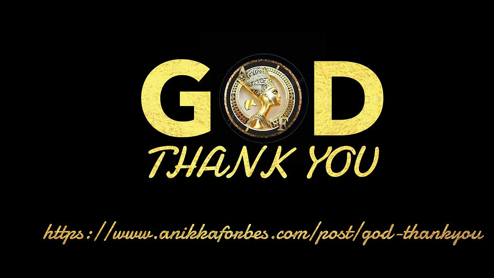 God 🙏 Thank You 🙏