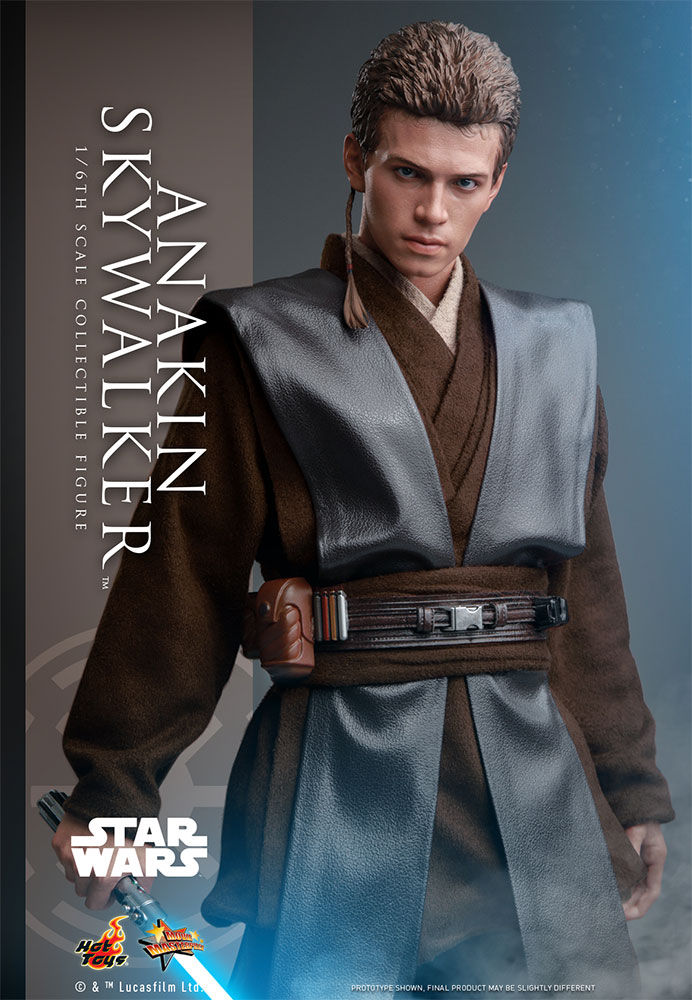 Miniature : Anakin Skywalker Padawan Sabre bleu 1/6 CCFL