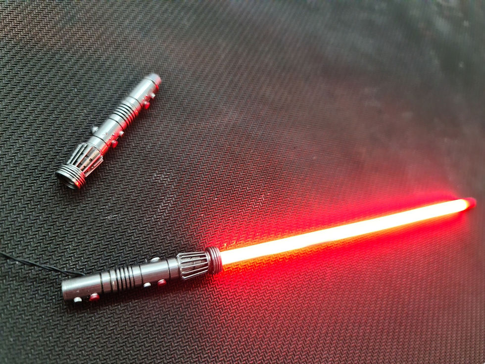 Miniature : Version Peinte, Manche Darth Maul Dx16 pour Sabre laser 1/6 CCFL cu