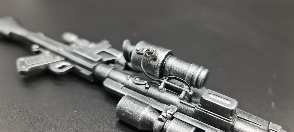Miniature : DC15 LE, Blaster clone trooper,  ... pour figurine 1/6 Hot toys, sideshow