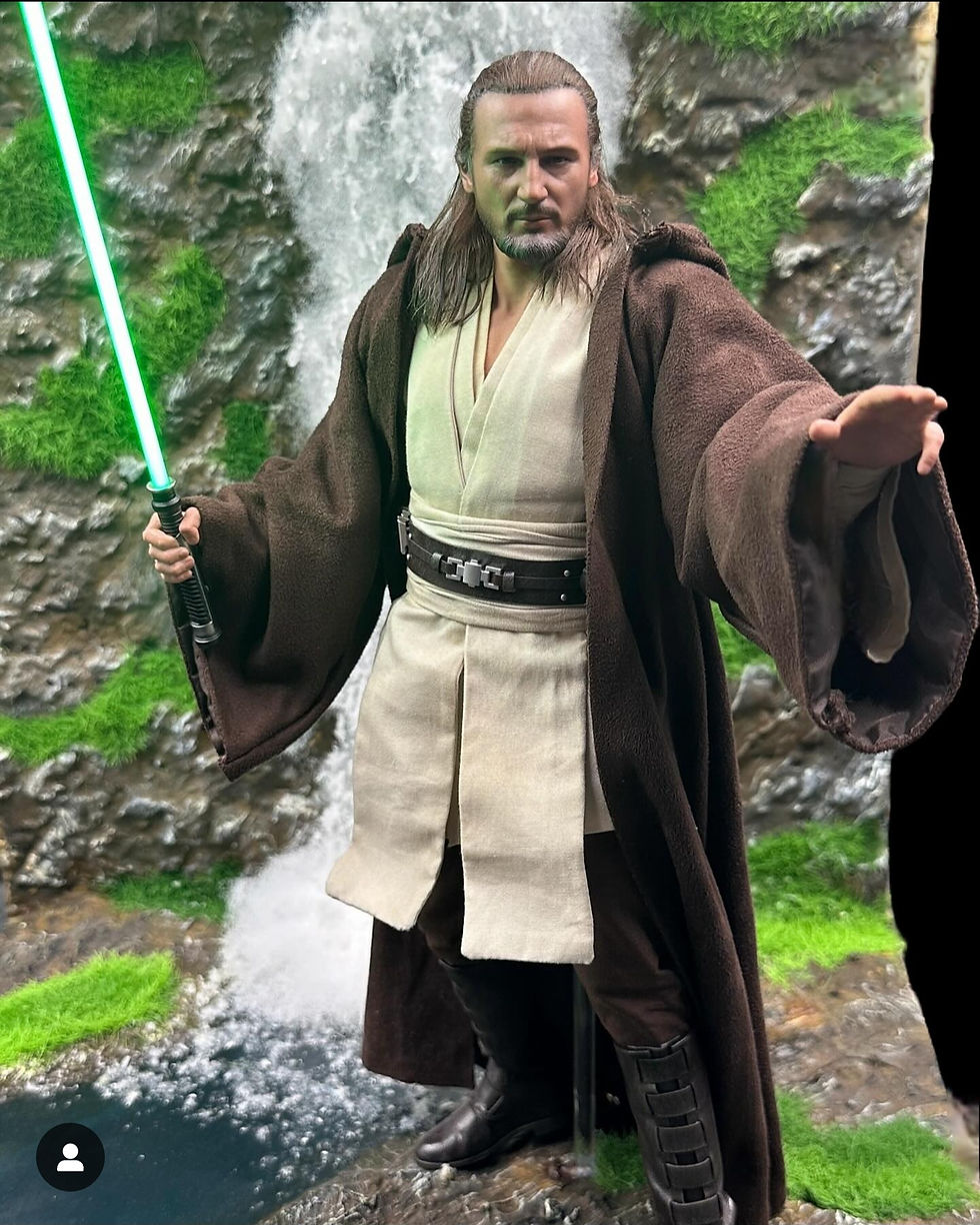 Miniature : NEOLED Qui Gon Jinn sabre laser vert USB 1/6