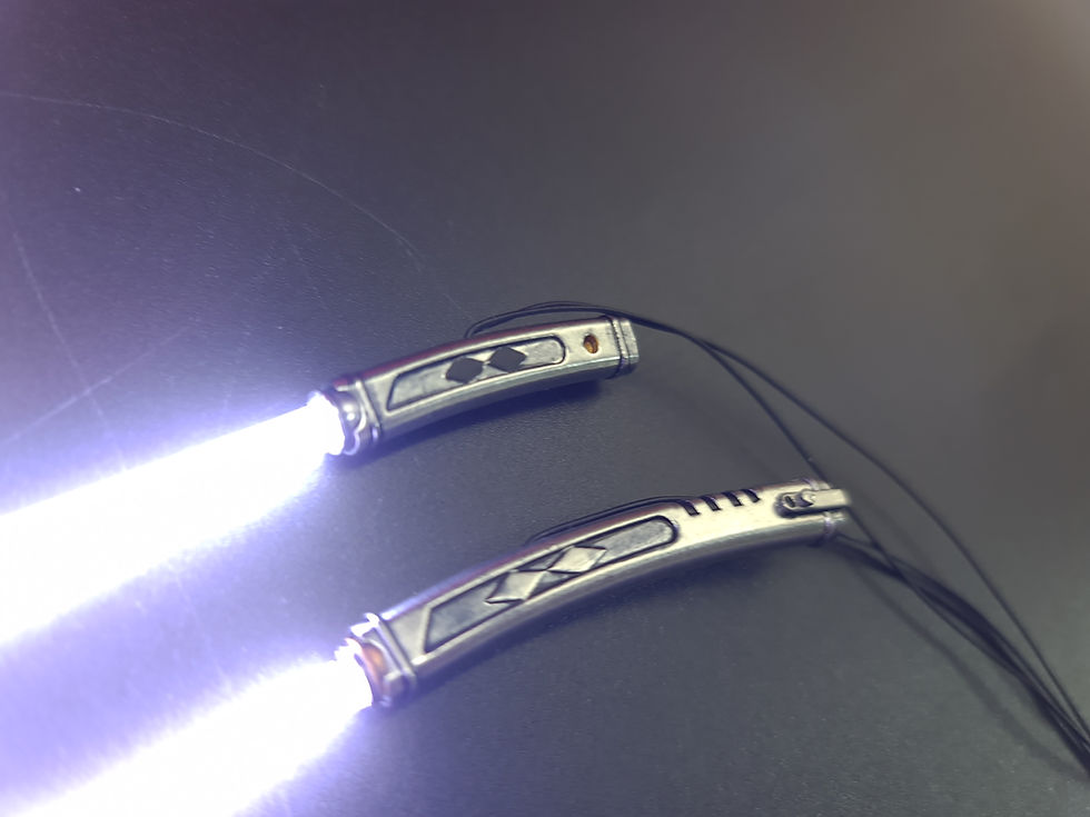 Thumbnail: Ahsoka Tano double lightsaber Mandalorian version custom 1/6 CCFL with man