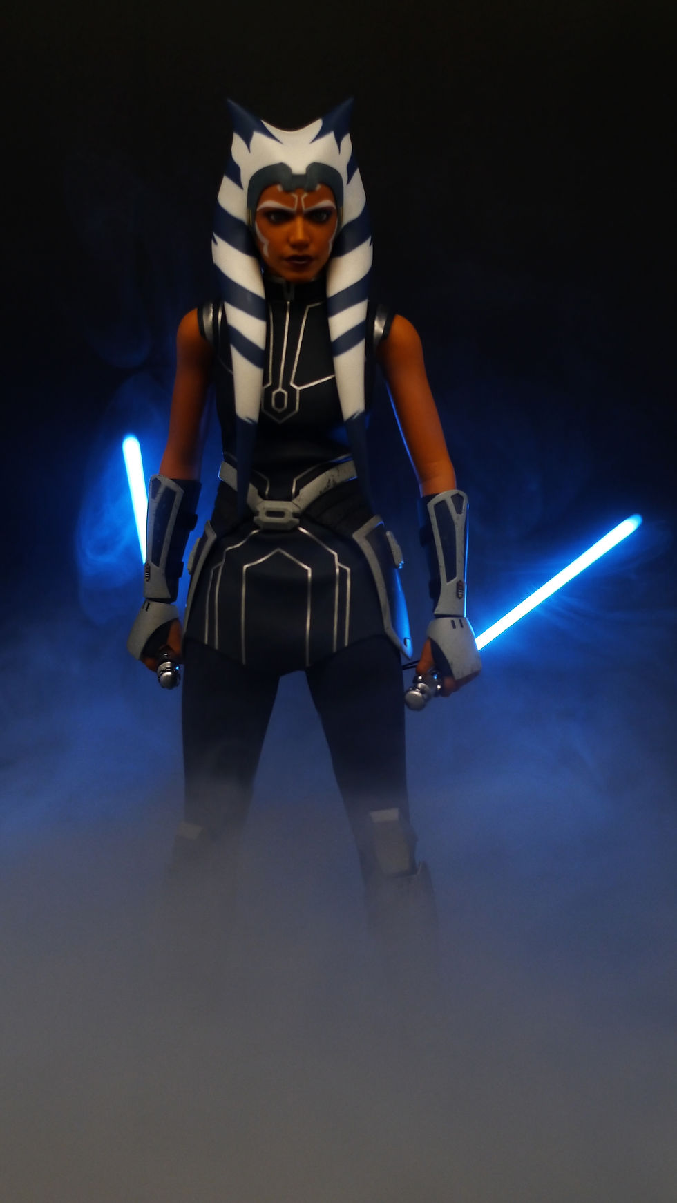 Thumbnail: Ahsoka Tano Custom Double Lightsaber 1/6 CCFL with Shaft for