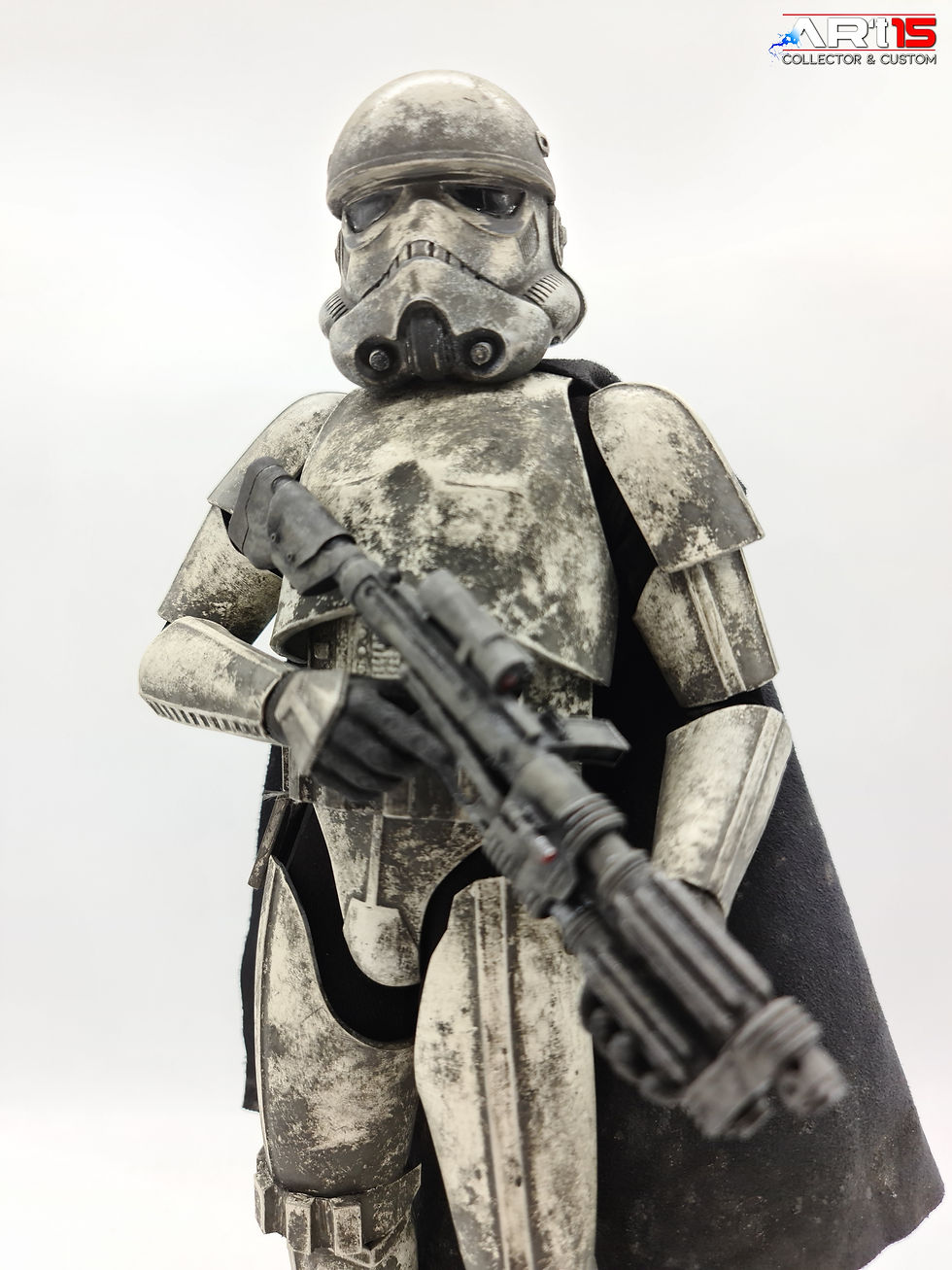 Miniature : Art15 Custom Figurine Mimban Stormtrooper 1/6 avec E22 Blaster