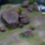 Thumbnail: Diorama Mandalorian complete with Star Wars background 1/6 for Detolf Showcase 38x38cm