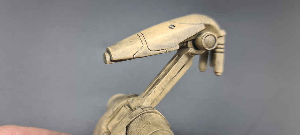 Miniature : Battle Droide découpé au sabre laser pour figurine 1/6 Hot toys, sideshow