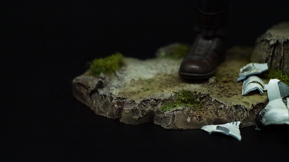 Thumbnail: Star Wars Mandalorian rock base diorama 1/6