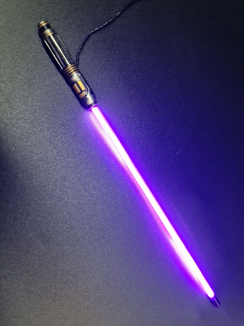 Thumbnail: Mace Windu Lightsaber custom 1/6 CCFL with shaft