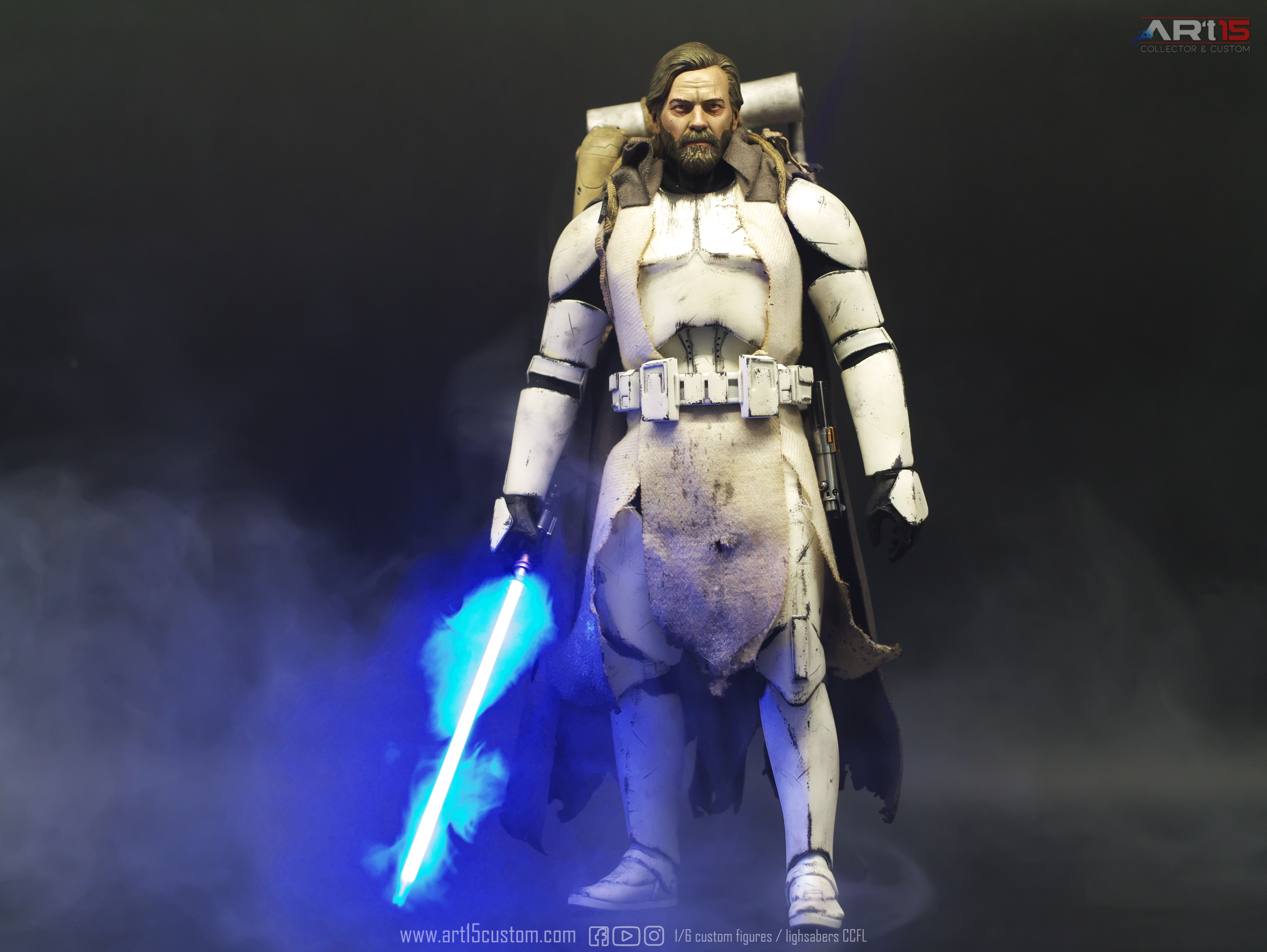 Art15 Custom Obi-wan Mytho 1/6 Figure with lightsaber