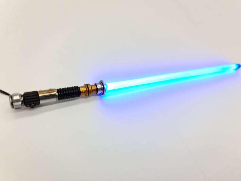 Thumbnail: Painted Version, Obi Wan Handle for Custom 1/6 CCFL Lightsaber