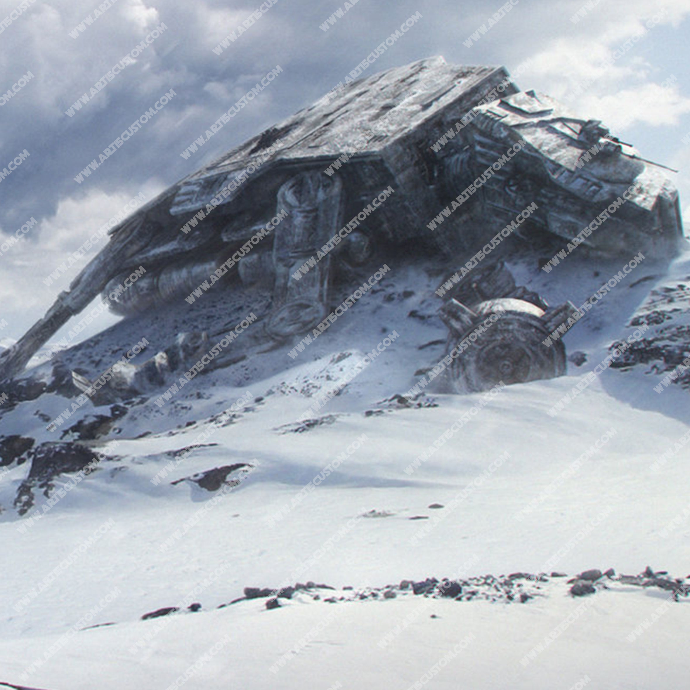 Fond pour vitrine detolf 38x38 cm Star wars TB-TT (1/6)