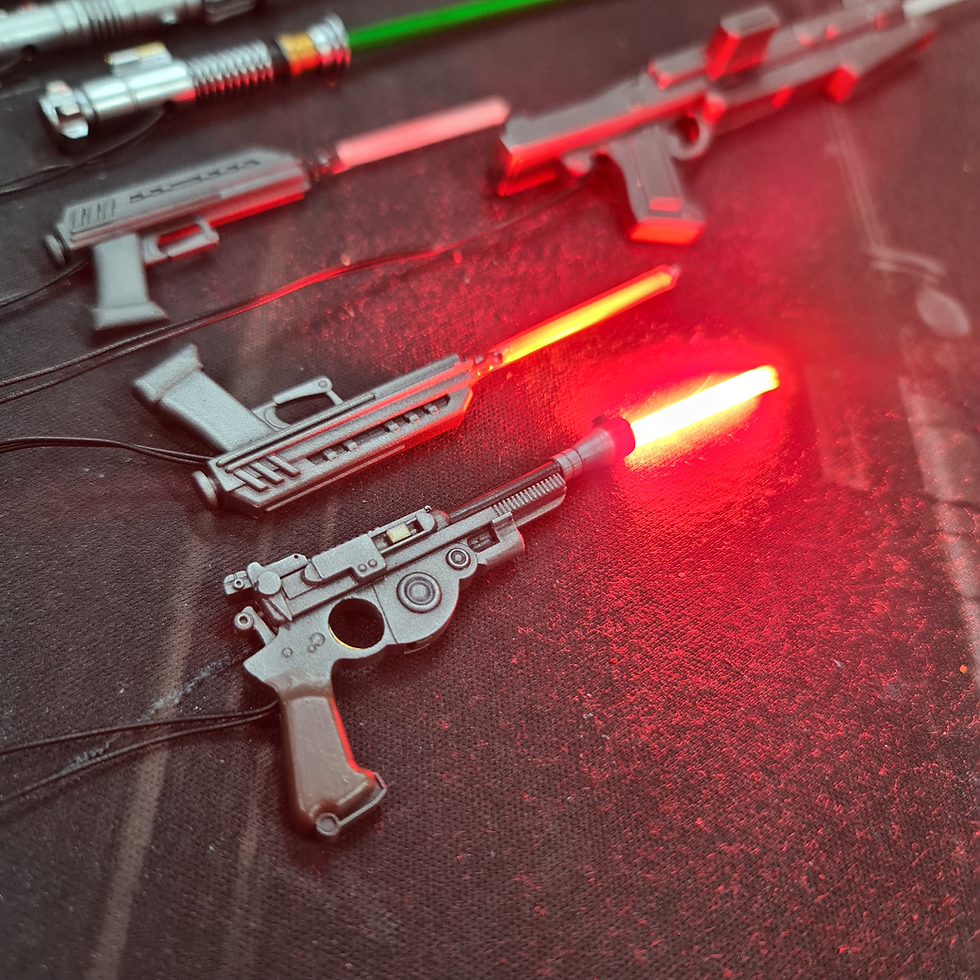 Thumbnail: Din Djarin The mandalorian LED blaster custom 1/6