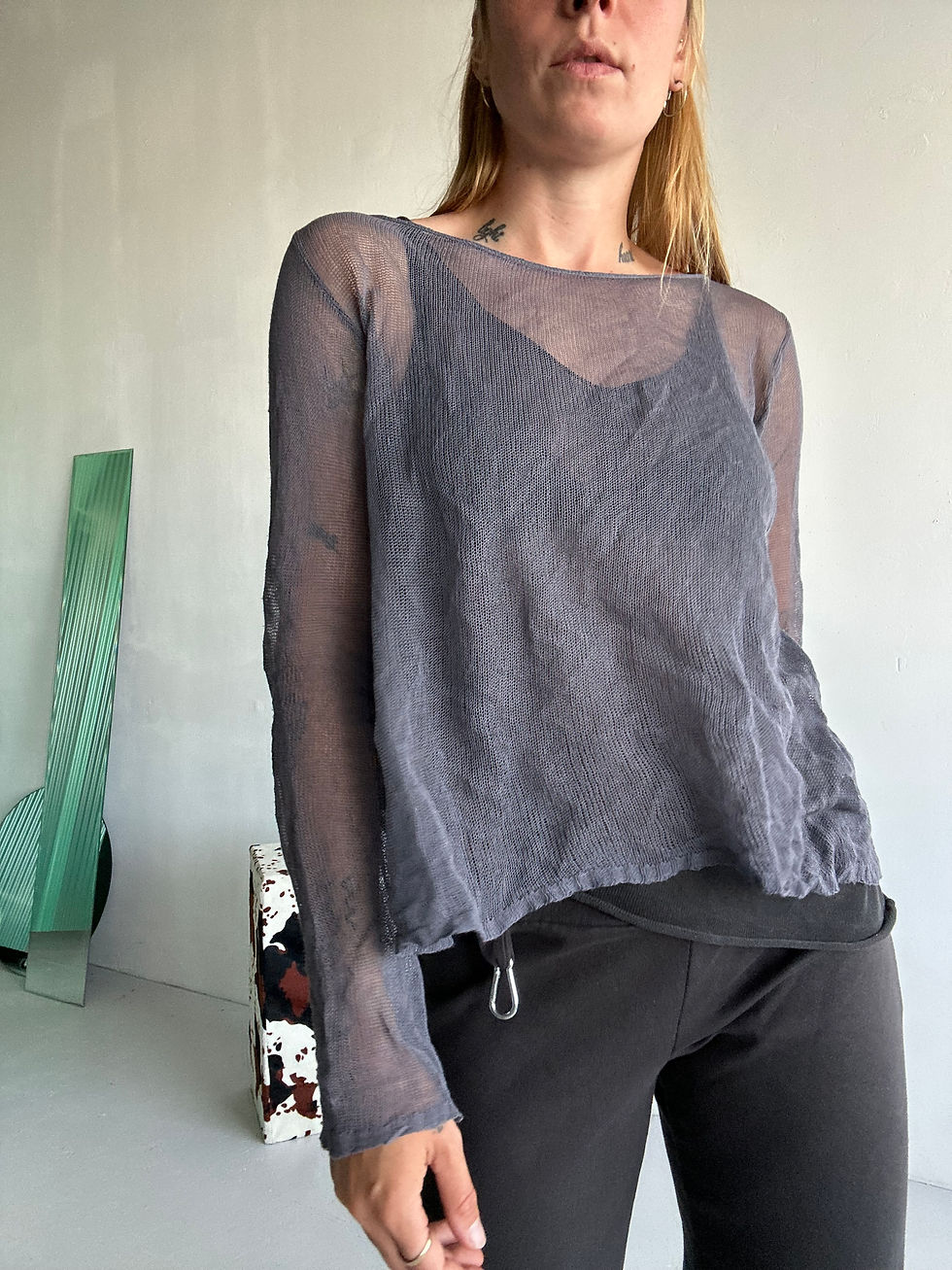 Thumbnail: sarah pacini mesh two piece