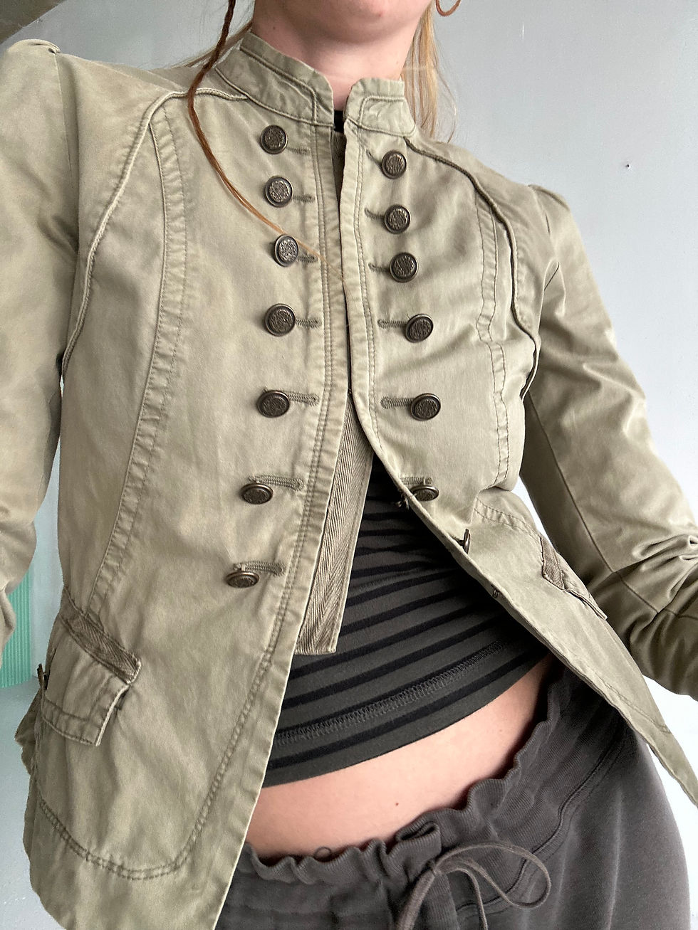 Thumbnail: military style jacket green