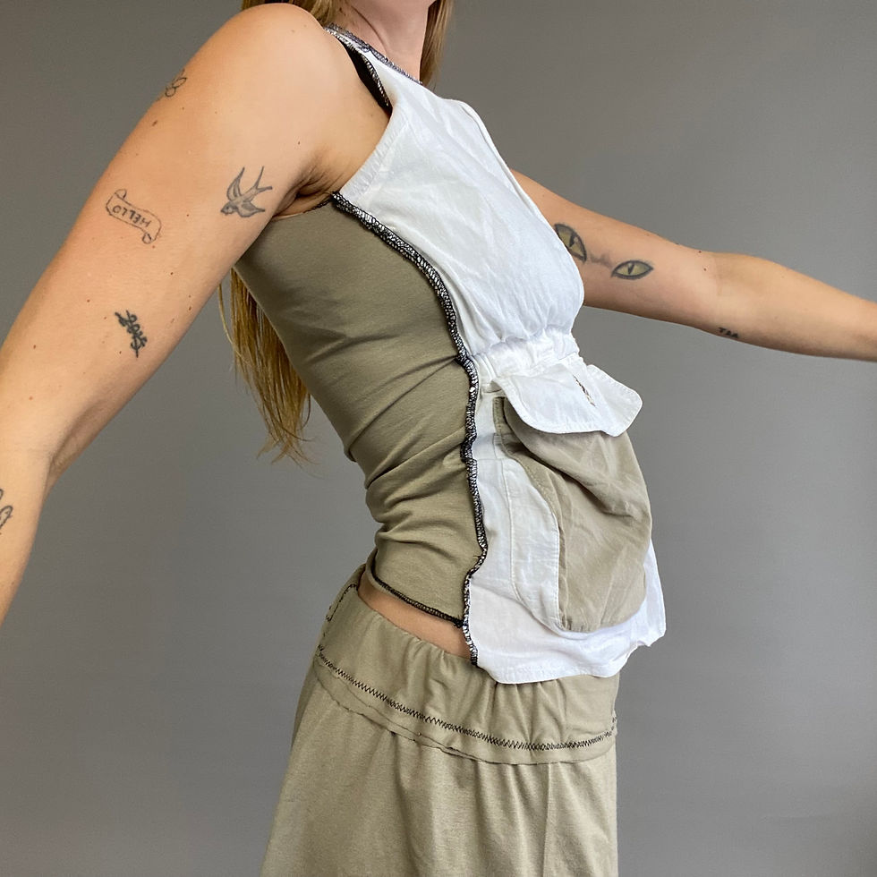 Thumbnail: rozewolk asymmetric cargo top - light