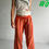 Thumbnail: low waist striped cotton trousers
