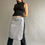 Thumbnail: rozewolk apron skirt light grey