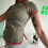 Thumbnail: asymmetric contrast blouse