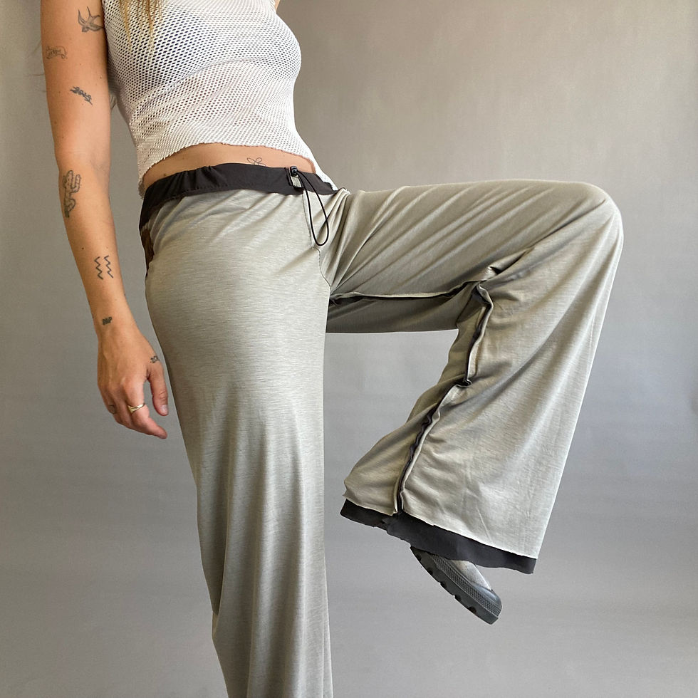 Thumbnail: rozewolk layered baggy trousers
