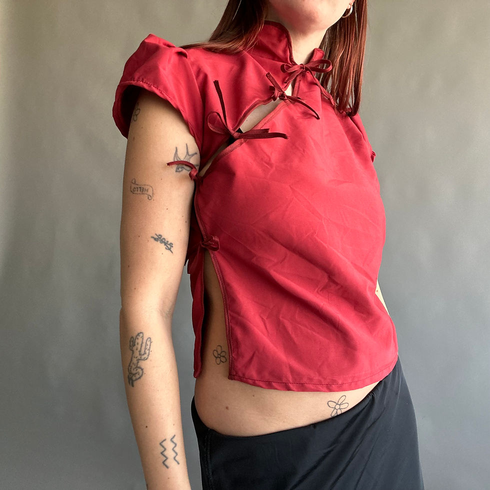 Thumbnail: rozewolk bow blouse