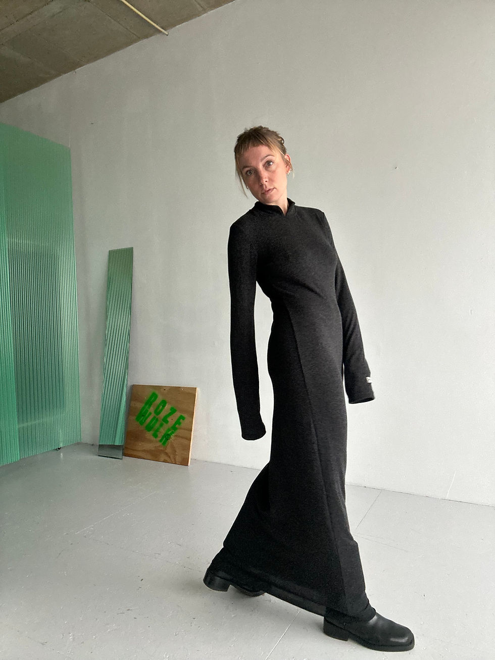 Thumbnail: rozewolk woolblend maxi dress