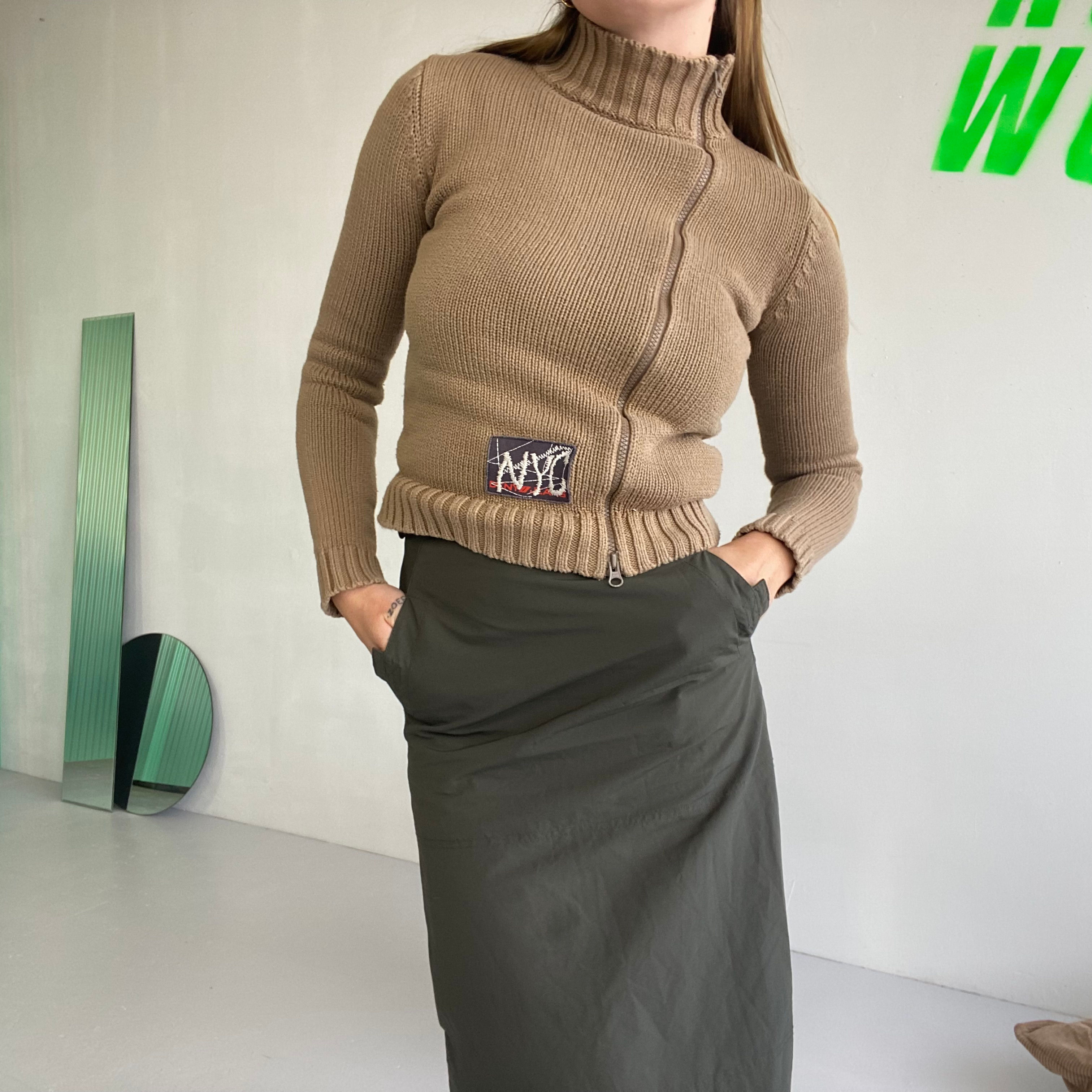 asymmetric dkny cardigan